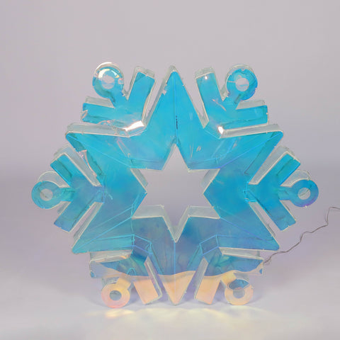 Christmas Pre-Lit Jumbo Snowflake Décor