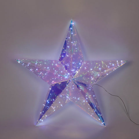 Christmas Pre-Lit Hanging Jumbo Star