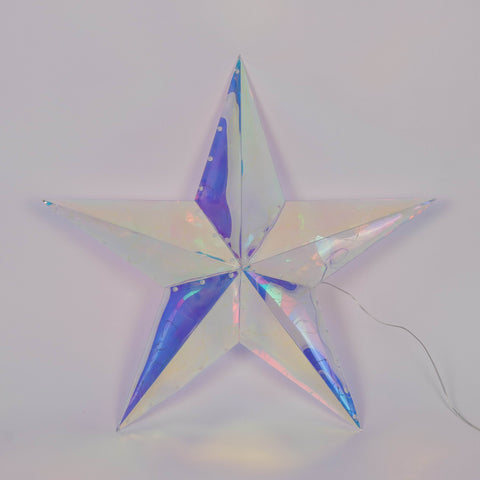 Christmas Pre-Lit Hanging Jumbo Star