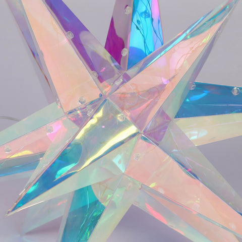 Christmas Pre-Lit Hanging Jumbo Star