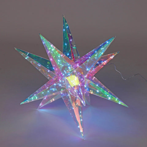 Christmas Pre-Lit Hanging Jumbo Star