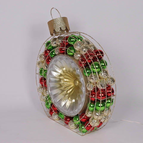 Christmas Pre-Lit Jumbo Ornament Décor