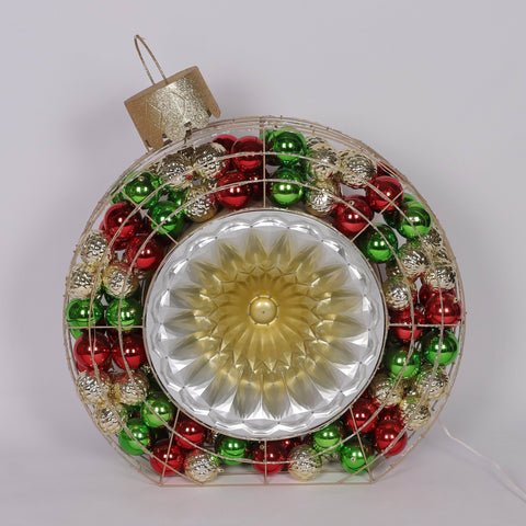 Christmas Pre-Lit Jumbo Ornament Décor