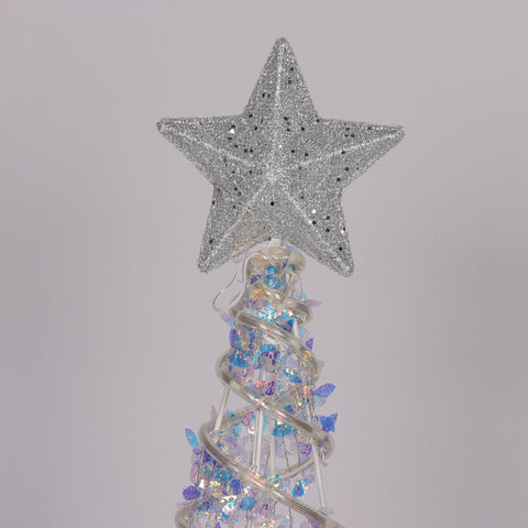 Pre-Lit Christmas Cone Tree Décor