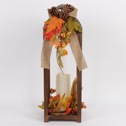 Metal Lantern W/ Led Candle