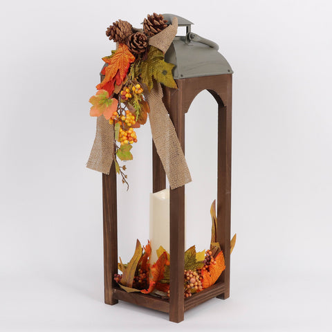 Metal Lantern W/ Led Candle