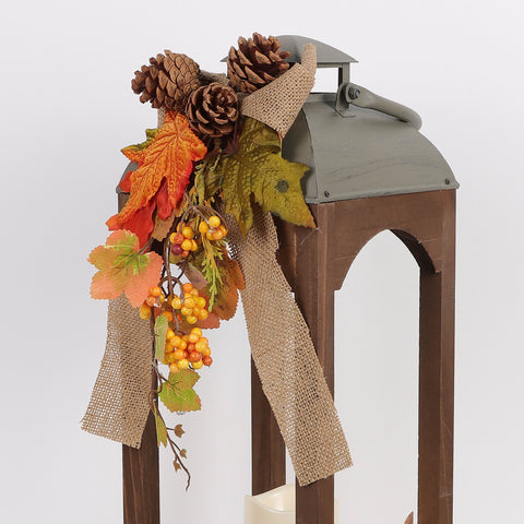 Metal Lantern W/ Led Candle
