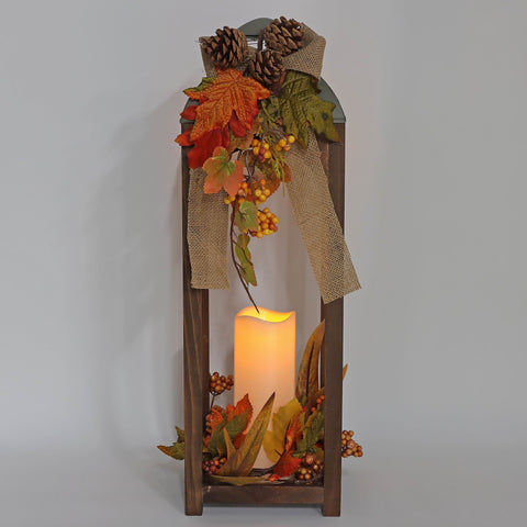 Metal Lantern W/ Led Candle