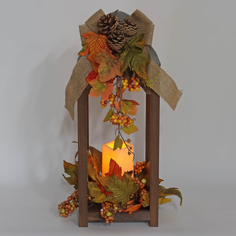 Metal Lantern W/ Led Candle
