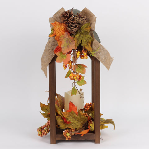 Metal Lantern W/ Led Candle