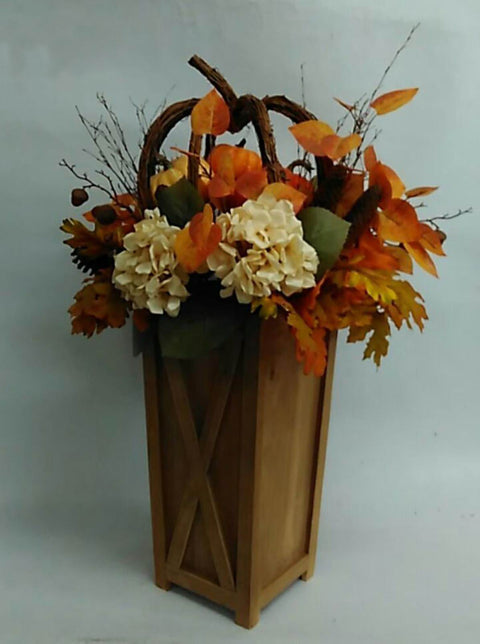 Fall Pumpkin Floral W/ Pot