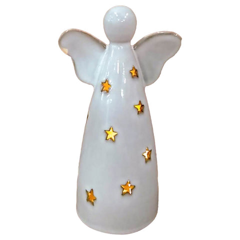 Ceramic Angel W/ Led