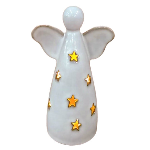 Ceramic Angel W/ Led