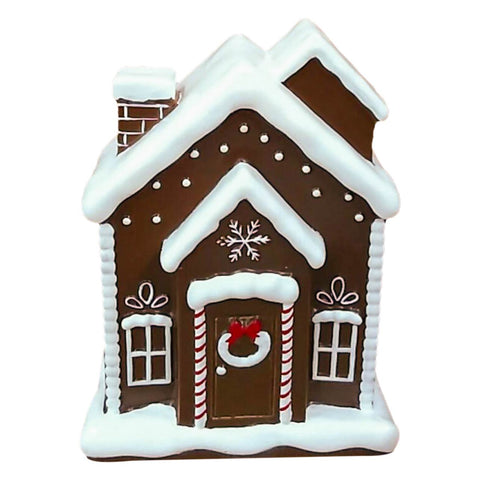 Ceramic Gingerbread House Décor
