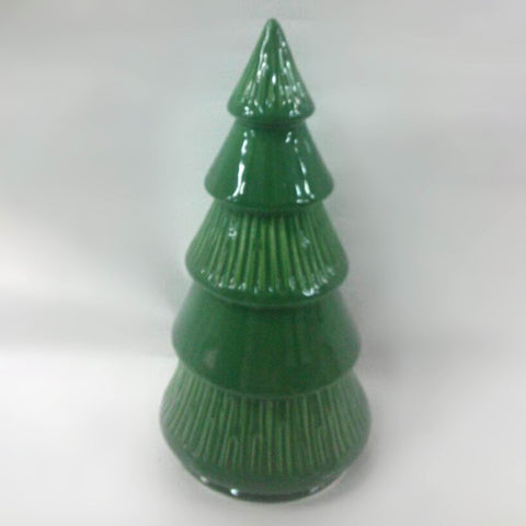 Ceramic Christmas Tree Cone Décor