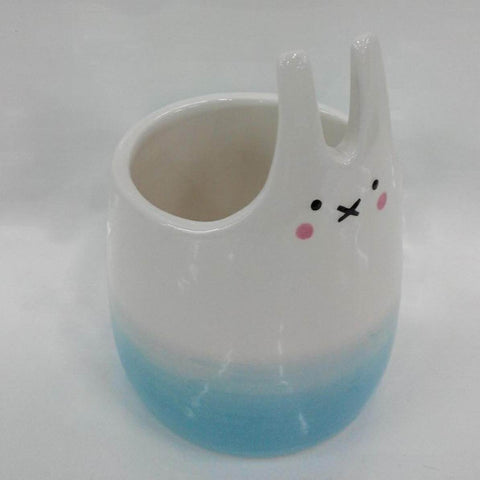 Ceramic Easter Bunny Container