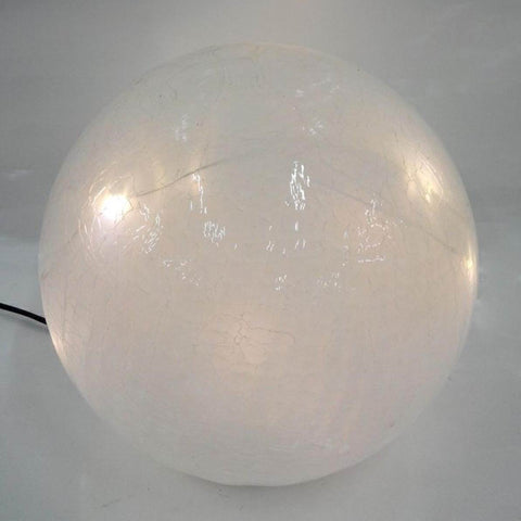 Christmas Jumbo Glass Ball W/ Led Décor