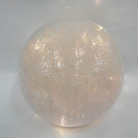 Christmas Jumbo Glass Ball W/ Led Décor