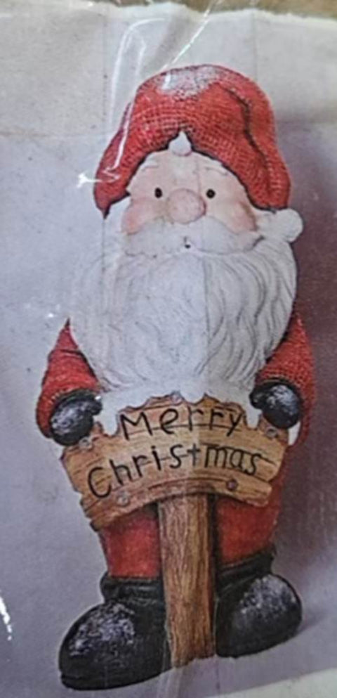 Christmas Resin Santa W/ Light Décor