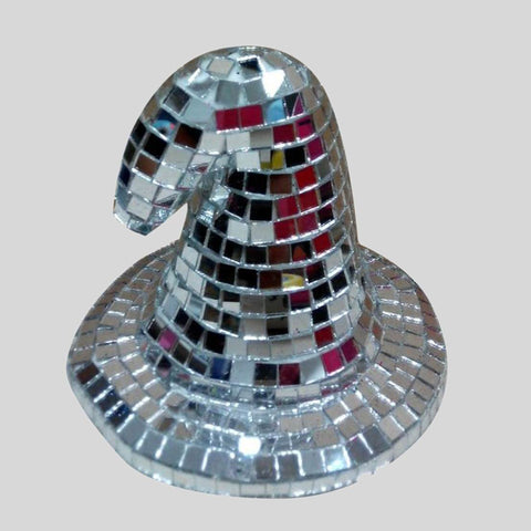 Halloween Mirror Witch Hat Decor