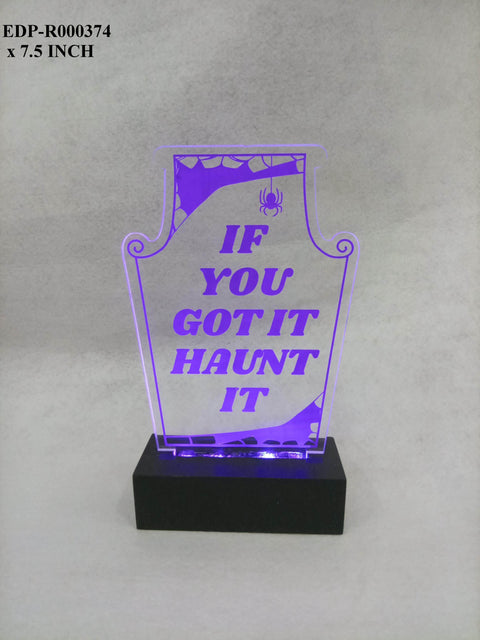 Halloween Plastic decor w/ LED