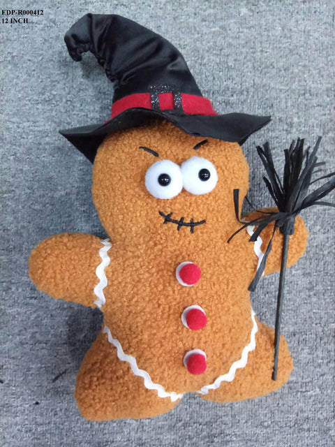Halloween Fabric Gingerbread decor