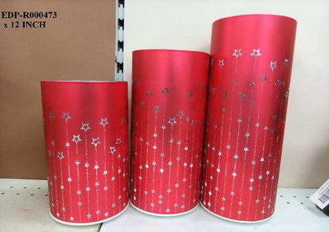 Christmas GLASS CANDLE HOLDER