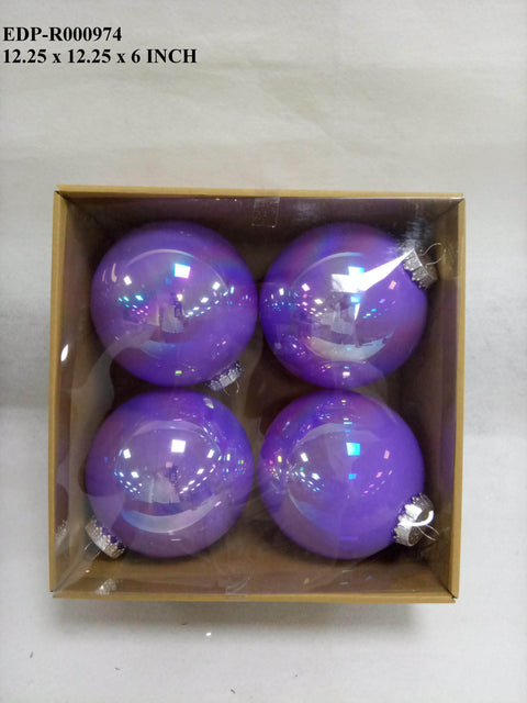 S/4 Boxed Shatterproof