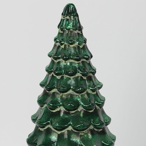 Christmas 6.75*14.5*0.0'' Glass Tree Décor W/Lite