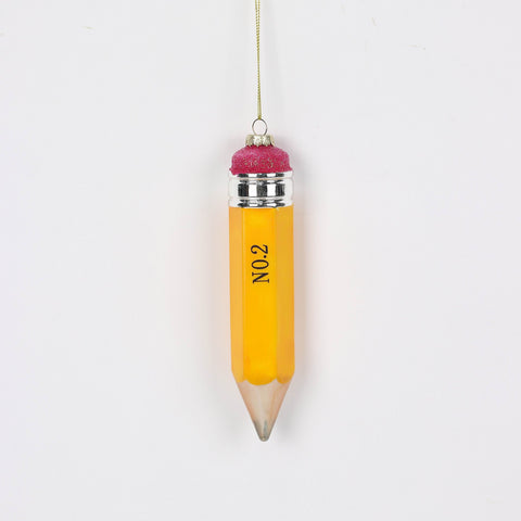 Christmas  Giant Pencil Ornament – Colorful Holiday Tree Décor & Gift