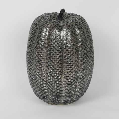 10.25*15.25''Black Pumpkin Décor W/Lite