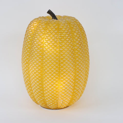 10.0*14.5''Orange Pumpkin Décor W/Lite