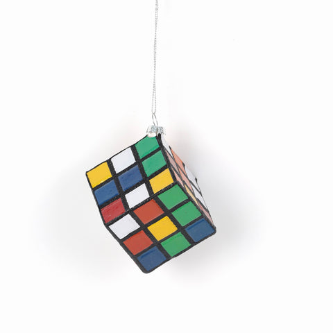 Christmas Rubix Cube Ornament – Colorful Holiday Tree Décor & Gift