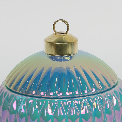 Christmas Glass Ball Shape Container