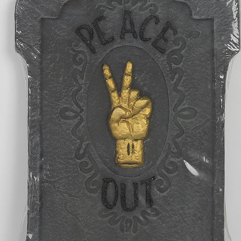 11.0*16.5*0.625'' Victory Sign Tombstone Décor