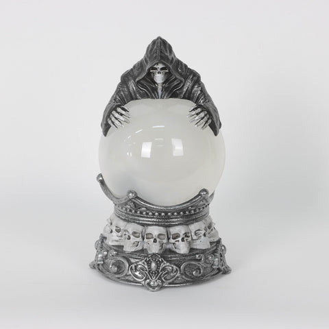 Halloween Water Globe with Reaper: Spooky Snow Globe Decoration