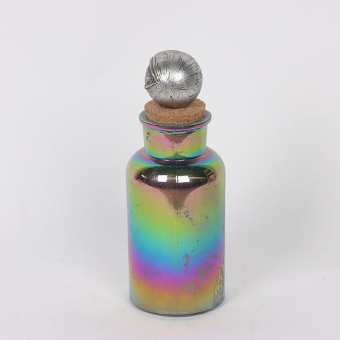 3.125*8.5'' Colorful Glass Bottle Décor