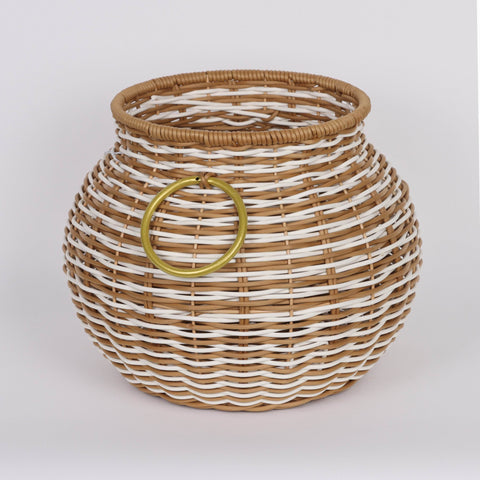 Plastic Rattern Basket