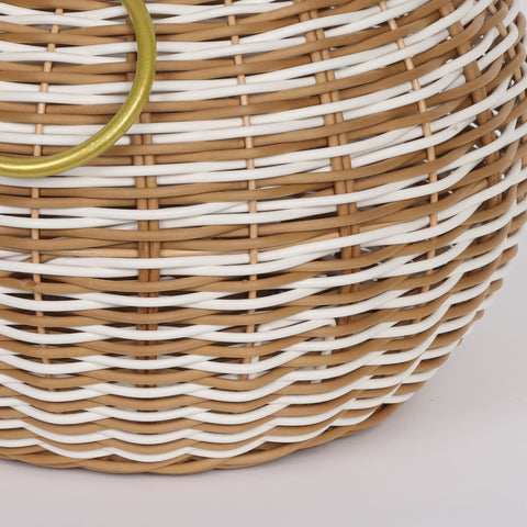 Plastic Rattern Basket