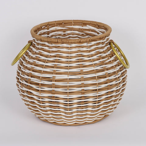 Plastic Rattern Basket