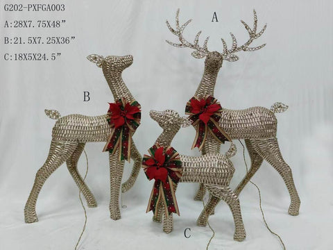 Christmas PRE-LIT OUTDOOR decor