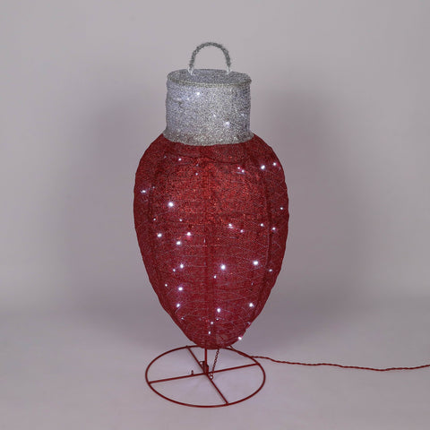 Christmas Pre-Lit Jumbo Ornament Décor