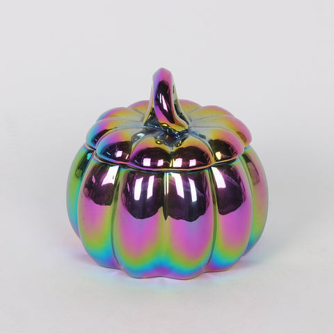 4.0*4.0*4.25 Colorful Electroplating Pumpkin Décor