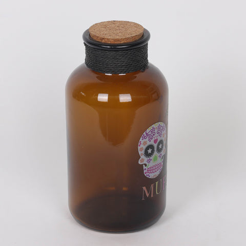 4.0*8.0''Brown Glass Bottle Décor