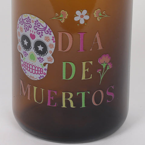 4.0*8.0''Brown Glass Bottle Décor