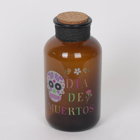 4.0*8.0''Brown Glass Bottle Décor