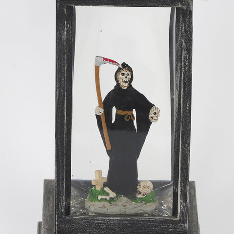 4.25*4.25*12.0'' Black Water Lantern Décor