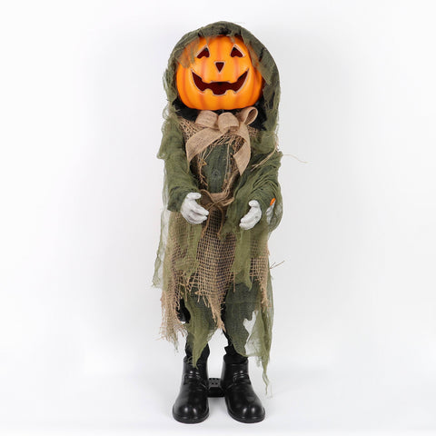 Haunting Halloween Animated Scarecrow