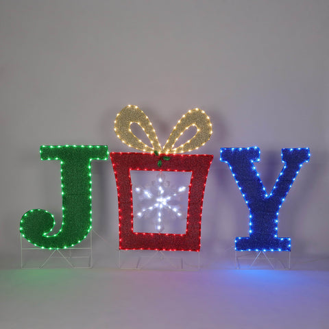 Christmas Pre-Lit "Joy" Décor