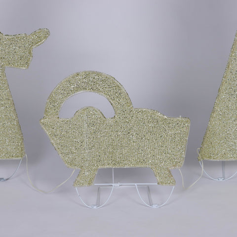 Christmas Pre-Lit Wholy Family Décor